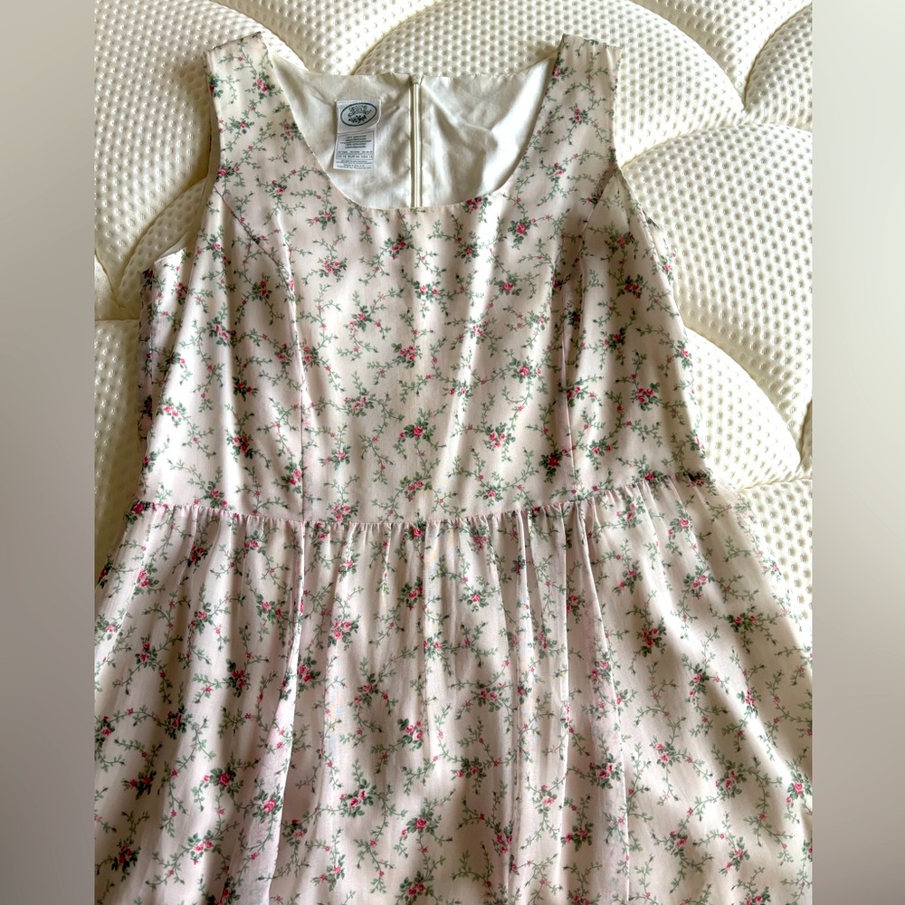 Laura Ashley size US 14 sleeveless cotton summer dress
